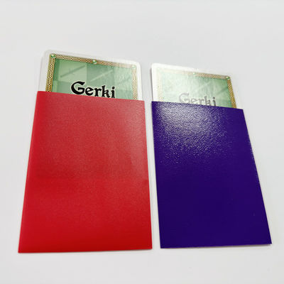 নরম ডাবল লেজার ওয়াটারপ্রুফ টপলোডার 100PCS কাস্টম আর্ট মুদ্রিত স্পোর্ট কার্ড হাতা জন্য