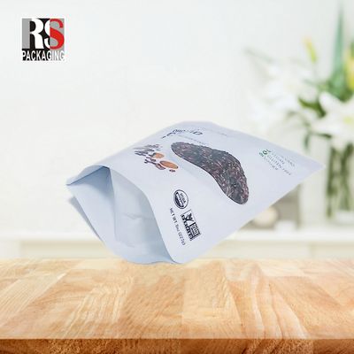 কাস্টম চকোলেট মাইলার প্যাকেজিং ব্যাগ ভাঁজযোগ্য পুনরায় বন্ধযোগ্য স্ট্যান্ড আপ জিপ লক পকেট