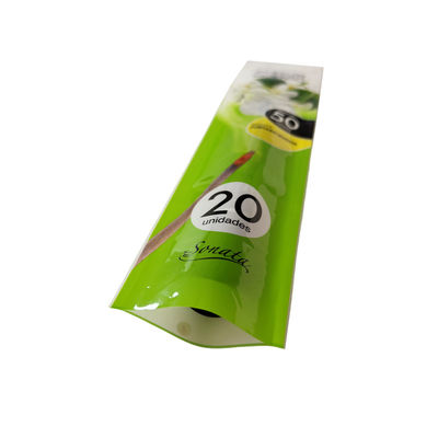 কাস্টম অর্ডার গৃহীত গন্ধ প্রতিরোধী 1pcs প্রাক রোল প্লাস্টিক টিউব প্যাকেজিং প্যাকেট