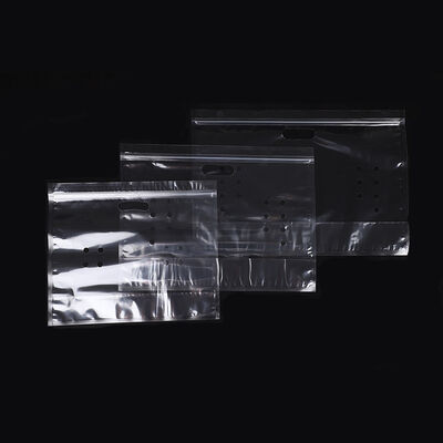 কাস্টম ক্লিয়ার ফুড গ্রেড প্লাস্টিকের তাজা পণ্য প্যাকেজিং ব্যাগ ফার্ম ফলের শাকসবজি সিপিপি পুনরায় সিলযোগ্য জিপলক ব্যাগ