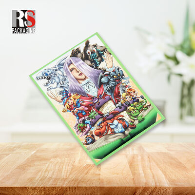 শিল্ড ৬৬মিমিx৯১মিমি হলোগ্রাফিক অ্যানিমে গেম ইউগিওহ ট্রেডিং টিজিসি ব্ল্যাক বর্ডার কার্ড স্লিভস
