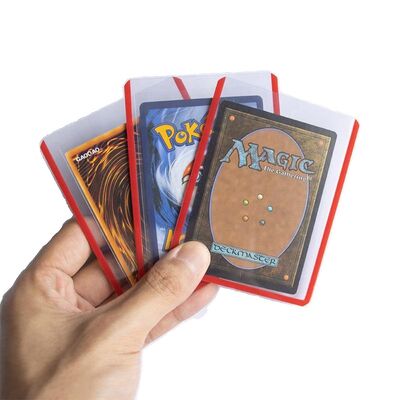 টেক্সচার্ড গ্লসি কাস্টম ম্যাট গেম কার্ড স্লিভ এক্সকুইজিট প্রিন্টিং ট্রেডিং কার্ড স্লিভস