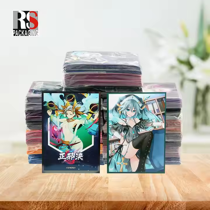 কাস্টমাইজ MTG 67x92mm কার্টুন ট্রেডিং কার্ডের হাতা সুরক্ষক 30mm পুরুত্ব স্বচ্ছ বা কাস্টমাইজ করা