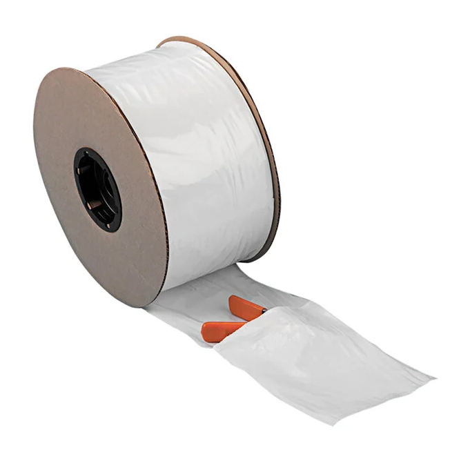 অটো ব্যাগ সিস্টেমের জন্য রোল উপর কাস্টম প্রাক খোলা পিই পলি ব্যাগ