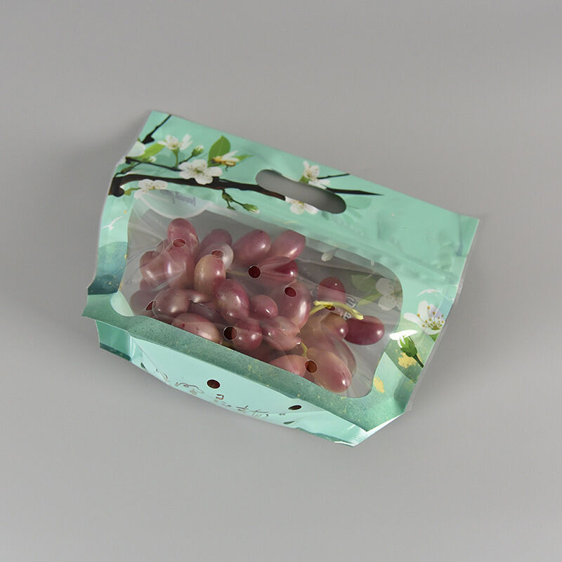 কাস্টম ক্লিয়ার ফুড গ্রেড প্লাস্টিকের তাজা পণ্য প্যাকেজিং ব্যাগ ফার্ম ফলের শাকসবজি সিপিপি পুনরায় সিলযোগ্য জিপলক ব্যাগ